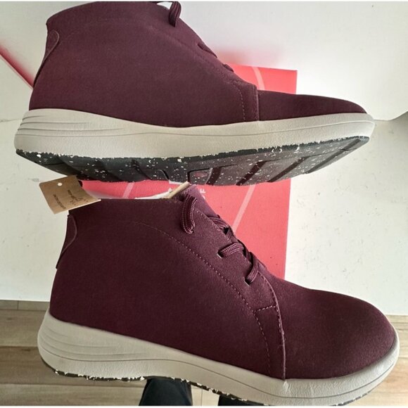 Easy Spirit Sphere3 Womens Sneakers 9M Dark Red Flexible Sole Eco-Friendly - Picture 1 of 9